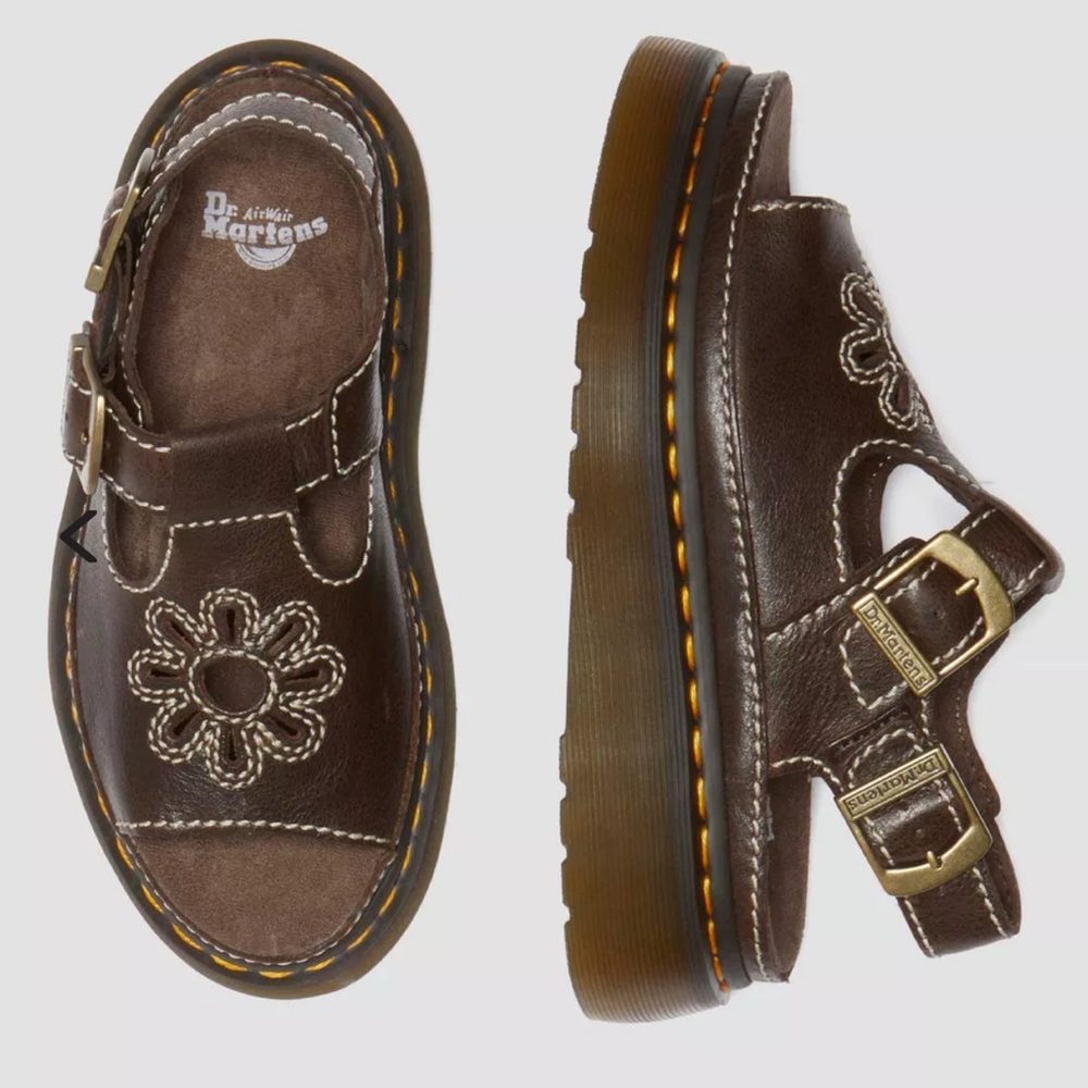 Dr. Martens Brown Dunnet Sandals